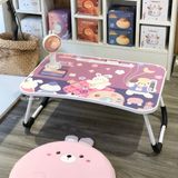 BÀN GỖ GẬP ANIMAL TÍM