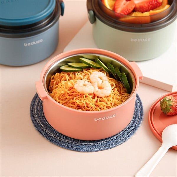 Hộp cơm Beduso ngăn lửng 1080ml