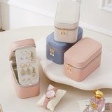 Hộp đựng trang sức chữ nhật khoá kéo 13cm