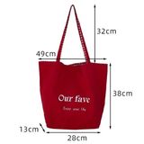 Túi tote Our Fave 2 mặt