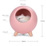 Đèn ngủ kiêm loa bluetooth mèo bông