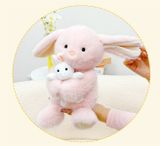 Gấu bông thú ôm baby 25cm