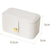 Hộp đựng trang sức chữ nhật ánh nhũ 9,5cm