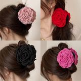 Kẹp càng cua hoa hồng cánh vải