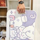 BÀN GỖ GẬP MÈO TÍM