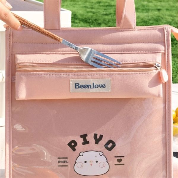 Túi đựng cơm tam giác Piyomi Friends