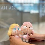 Móc khoá bông CryBaby Sunset dupe