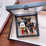 Hộp kẹp chun Mickey chibi 5 chi tiết