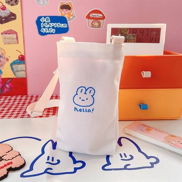 Túi đựng cốc hình thú chibi