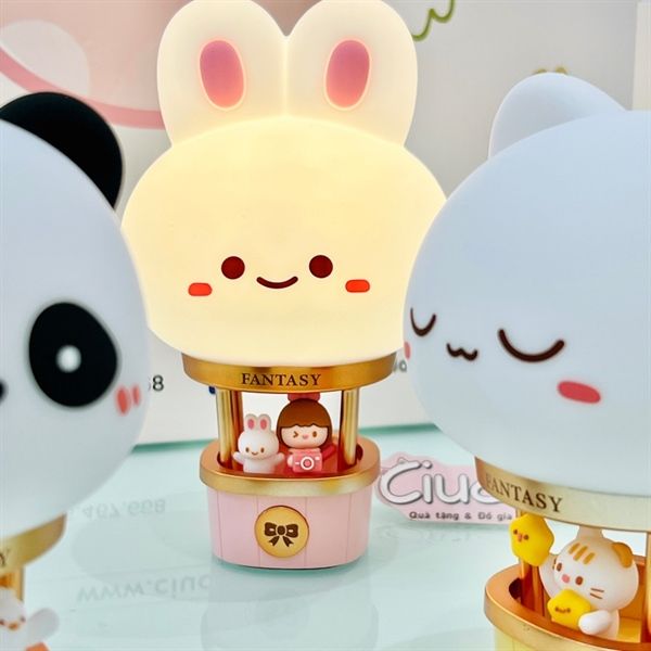 Đèn ngủ khinh khí cầu thú