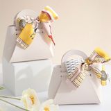Túi quà gập miệng dáng túi xách + khăn