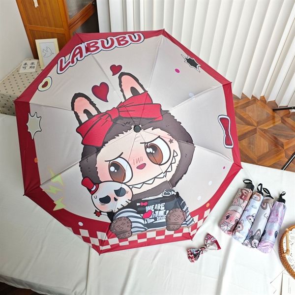 Ô tự động Labubu nơ đỏ
