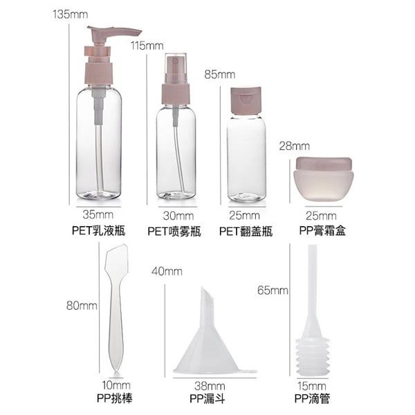 Set lọ chiết 8 chi tiết - 2