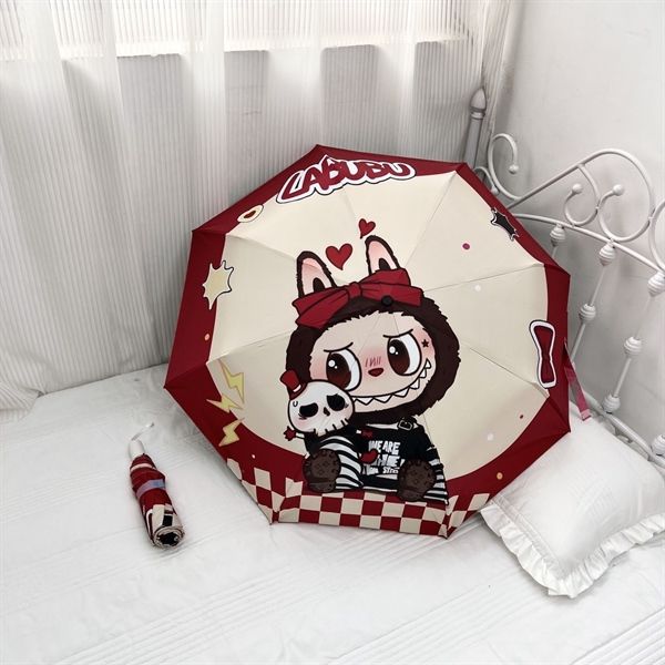 Ô tự động Labubu nơ đỏ