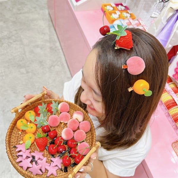 Kẹp tóc trái cây