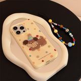 Ốp cún nổi mũ sinh nhật + dây charm