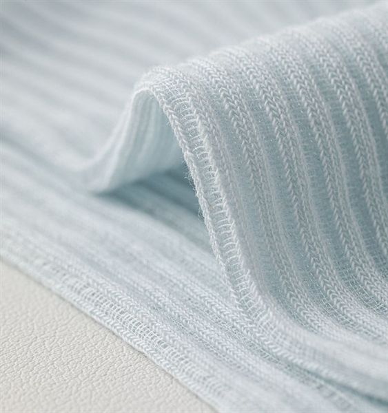 Tất The TeaLife gân sọc cổ nhún bèo