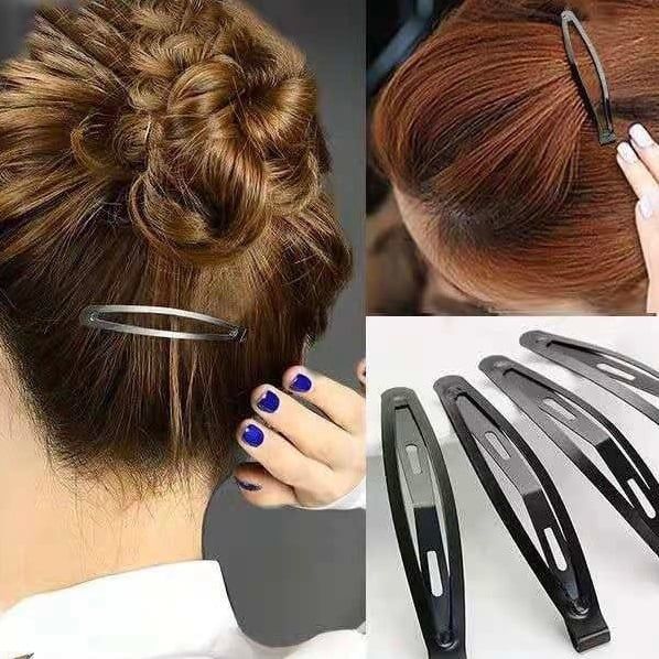 Set kẹp bấm đen trơn 12c