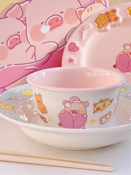 Set bát đĩa Heo Lulu The Piggy