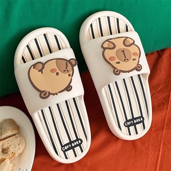 Dép Capybara đế sọc