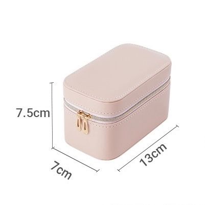 Hộp đựng trang sức chữ nhật khoá kéo 13cm