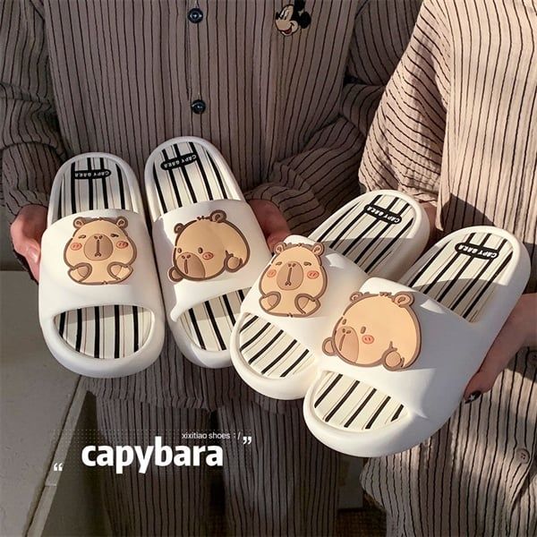 Dép Capybara đế sọc