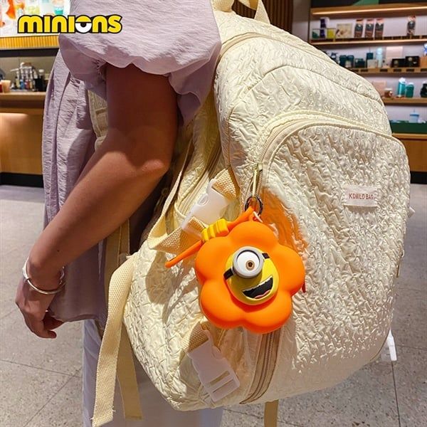Ví móc khoá Minions bông hoa