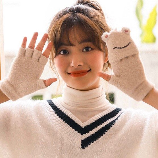 Găng tay xỏ ngón Ếch mắt tim