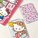 Gương gập bọc da Hello Kitty