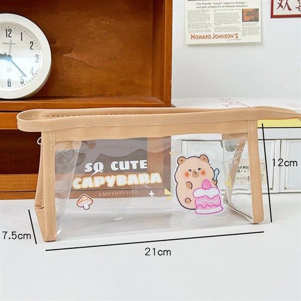 Hộp bút trong tam giác Capybara