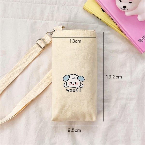 Túi đựng cốc hình thú chibi