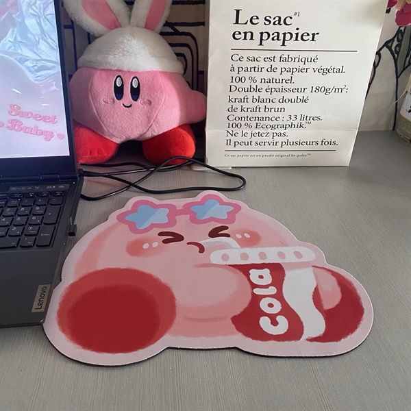 Lót chuột Kirby đồ ăn nhanh