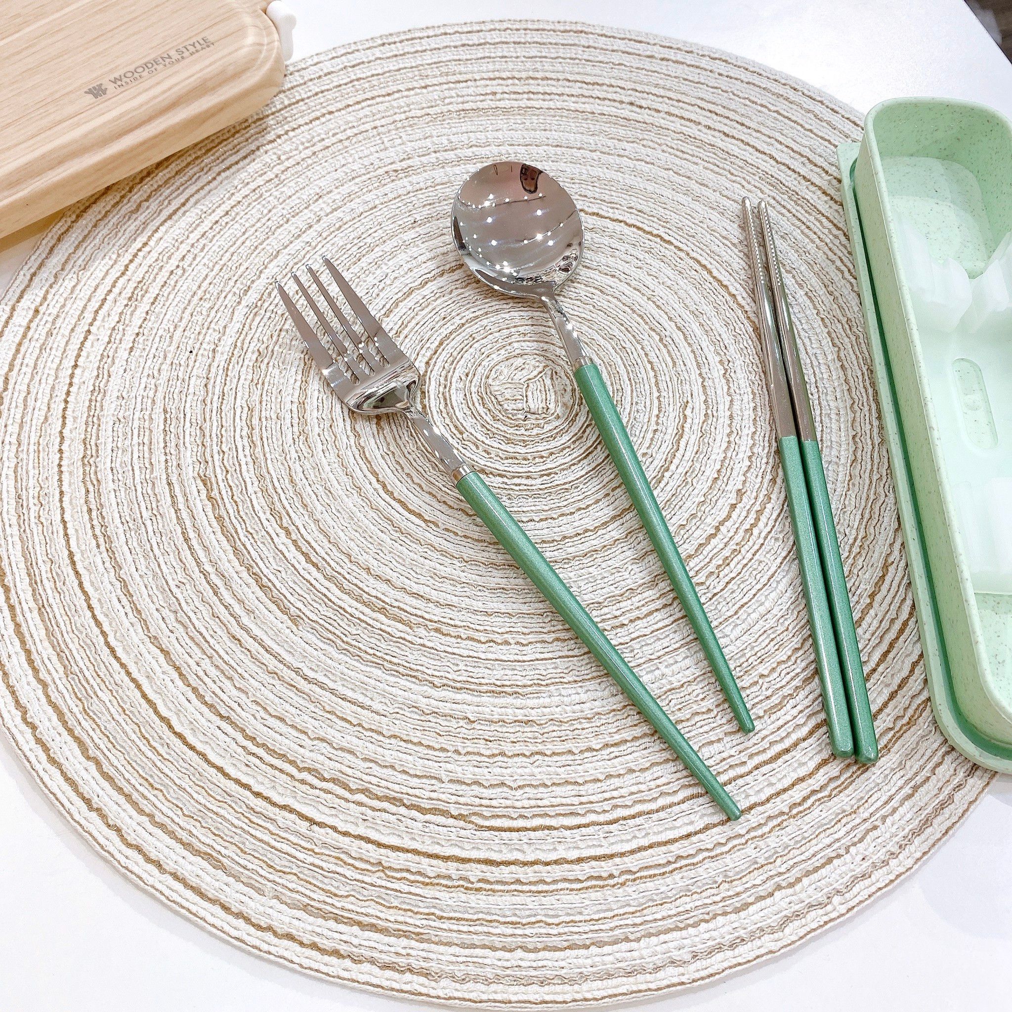 Set ăn cao cấp thìa+đũa+dĩa
