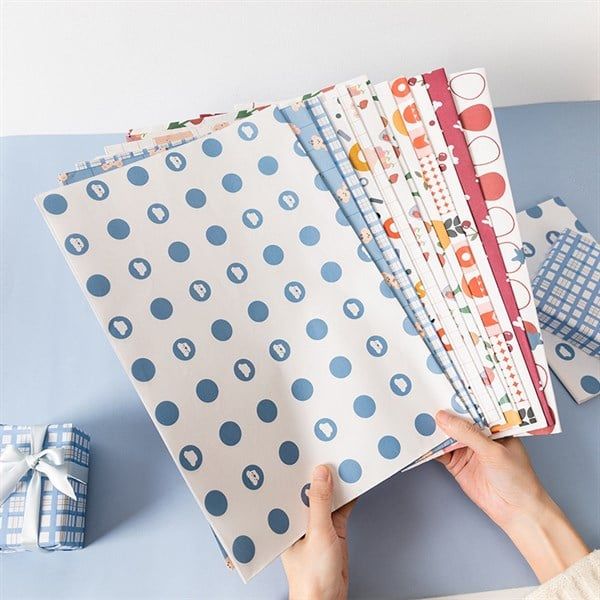 Set giấy gói RosyPosy 6 tờ 50x70cm