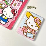 Gương gập bọc da Hello Kitty
