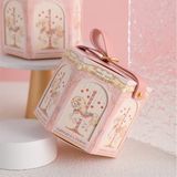 Hộp quà mini lục giác vòng quay ngựa