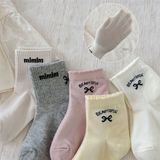 Tất Kid mặt lưới chữ nơ