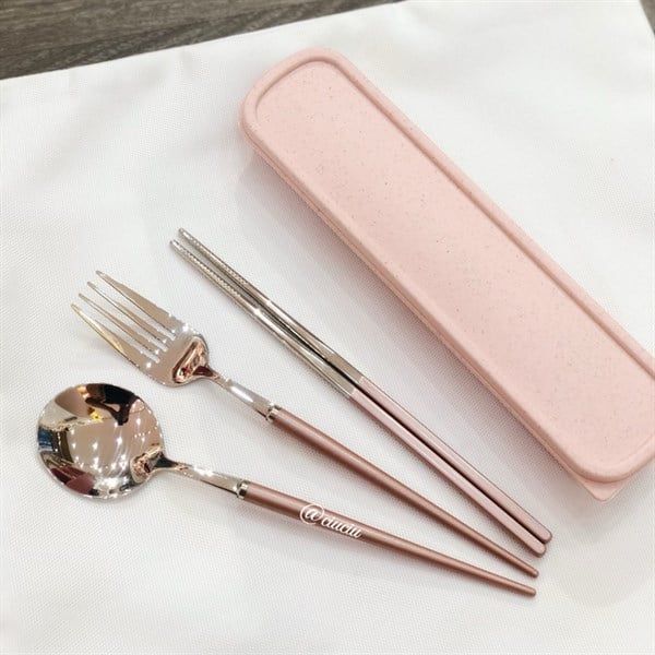 Set ăn cao cấp thìa+đũa+dĩa