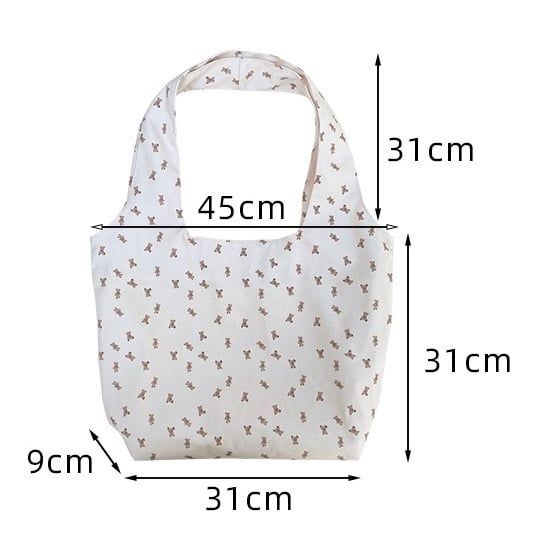 Túi tote gấu nhí