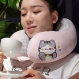 Gối cổ mèo má xoáy ló mặt kê gáy