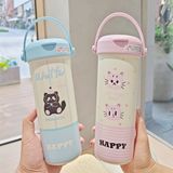 Bình giữ nhiệt thú Happy 650ml