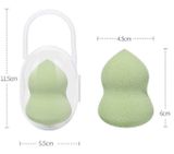 Mút trang điểm hồ lô kèm hộp Trikeel