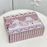 Hộp quà gập cừu bánh kem 25x19x9cm