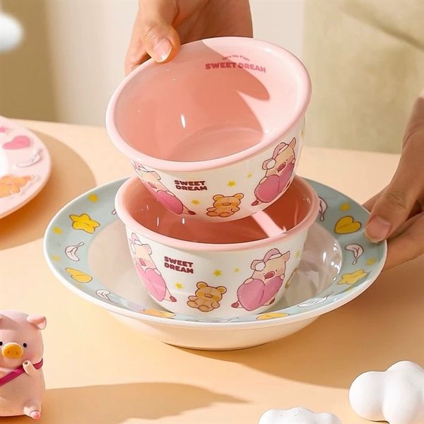 Set bát đĩa Heo Lulu The Piggy