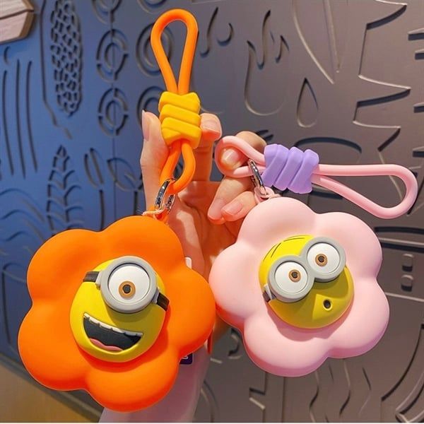Ví móc khoá Minions bông hoa