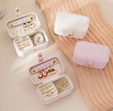 Hộp đựng trang sức chữ nhật ánh nhũ 9,5cm