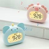 Đồng hồ đèn ngủ thú đội trái cây