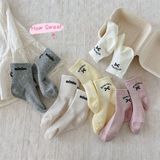 Tất Kid mặt lưới chữ nơ