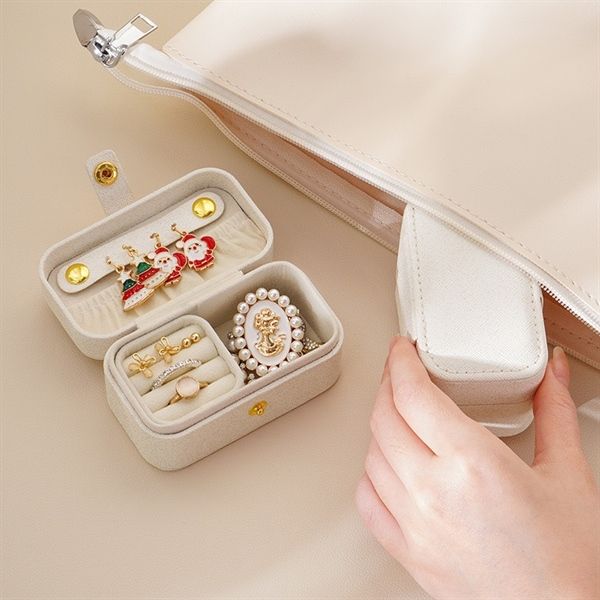 Hộp đựng trang sức chữ nhật ánh nhũ 9,5cm