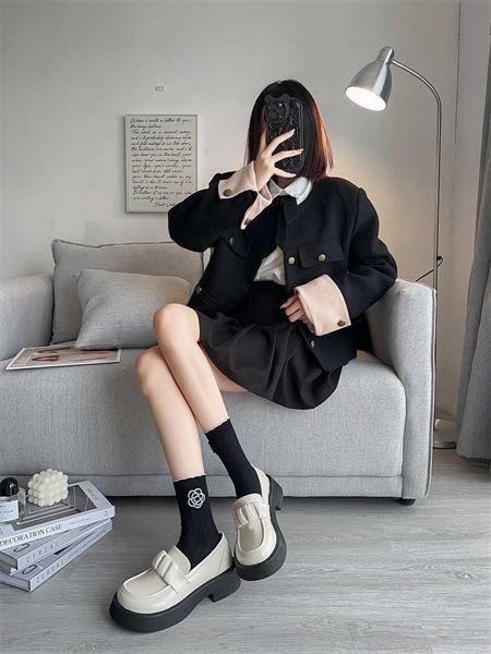 Tất Cheemy Free cổ nhún bèo Mary Jane